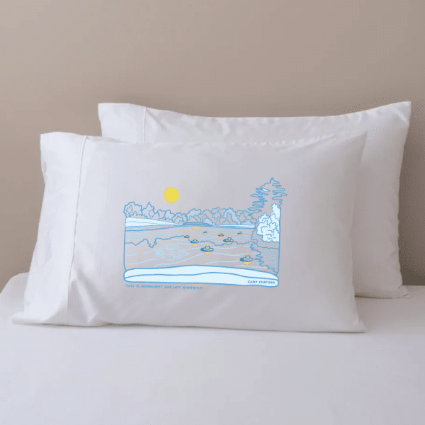 Pillowcases - Candles on the Lake - Glow Ink Moon and Candles